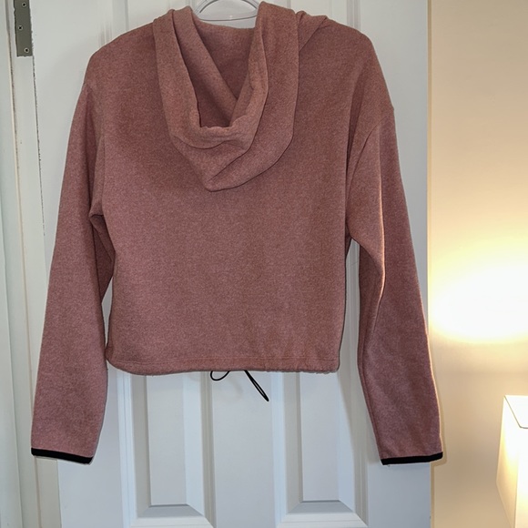 EUC Cropped PINK Hoodie - Picture 6 of 6
